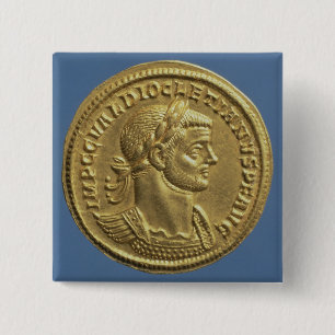 Goldfarbig von Diocletian cuirassed Button