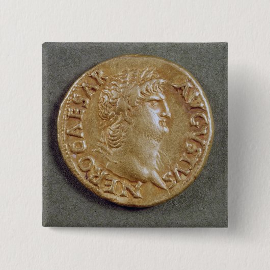Goldfarbig von Nero Button (Vorderseite)