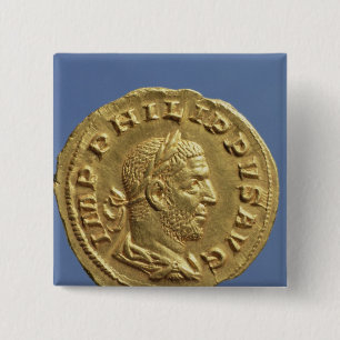 Goldfarbig von Philip der Araber Button