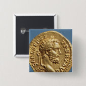 Goldfarbig von Septimius Severus Button (Vorne & Hinten)