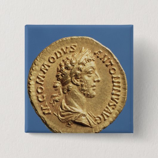 Goldfarbiger Fehlschlag von Commodus Button (Vorderseite)
