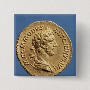 Goldfarbiger Fehlschlag von Commodus Button