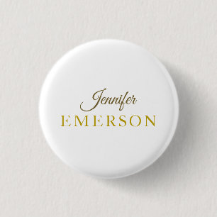 Goldfarbname professionell minimalist modern button