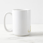 Goldfarbname professionell minimalist modern   kaffeetasse (Links)