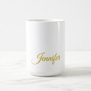 Goldfarbname professionell minimalist modern   kaffeetasse