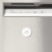 Goldfarbname professionell minimalist modern magnet (In Situ (Geschirrspüler))