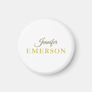 Goldfarbname professionell minimalist modern magnet