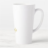 Goldfarbname professionell minimalist modern milchtasse (Rechts)