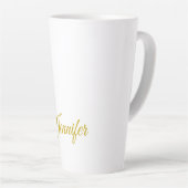 Goldfarbname professioneller minimalistischer mode milchtasse (Rechte Ecke)