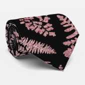 Goldfarne der Rose auf beliebigem Hintergrund Krawatte (Gerollt)