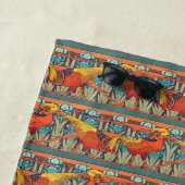 Goldfasan Retro Strandtuch (Beispiel)