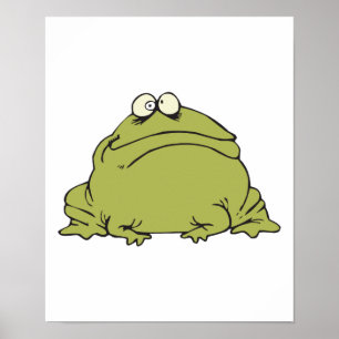 Goldfaulfrosch Poster