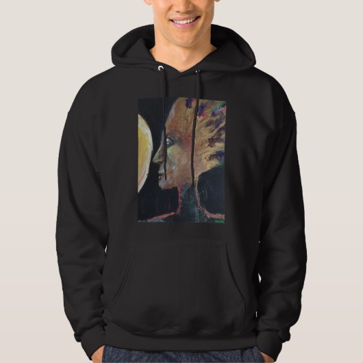 Goldfederpullover Hoodie (Vorderseite)