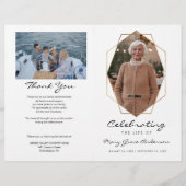 Goldfeier des Programms zur Beerdigung von Mensche Flyer (Vorne)