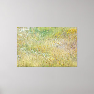 Goldfelder und Gras Leinwanddruck
