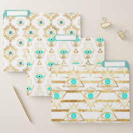Goldfellfalten (3 in Set) Papiermappe