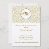 Goldfelse Einladung (Vorderseite)