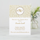 Goldfelse Einladung (Stehend Vorderseite)