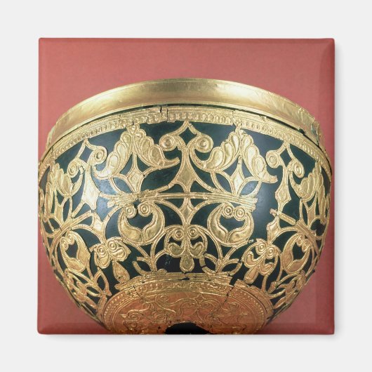 Goldfenster für eine lackierte Schüssel Magnet (Vorne)