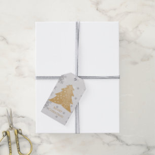 Goldfestivals Weihnachtsbaum-Geschenk-Tag Geschenkanhänger