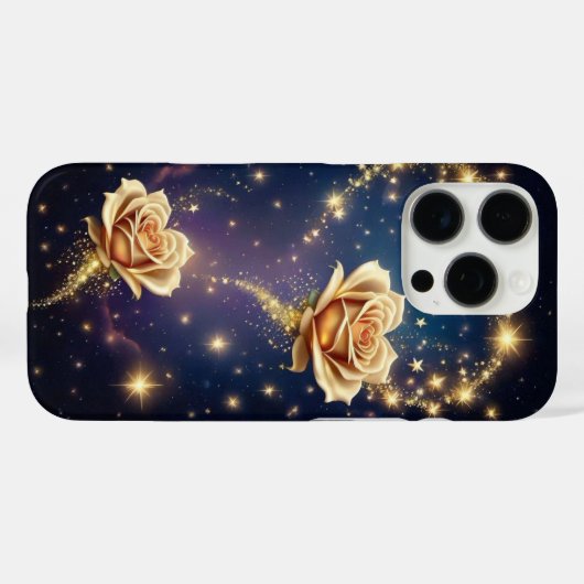 Goldfette Blume Case-Mate iPhone Hülle (Rückseite (Horizontal))