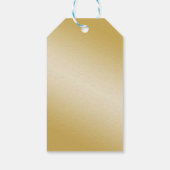 Goldfetti, Bäume und Glitzer Geschenkanhänger (Rückseite)