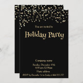 Goldfetti Einladung (Vorne/Hinten)