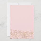 Goldfetti-Taufe Einladung (Rückseite)