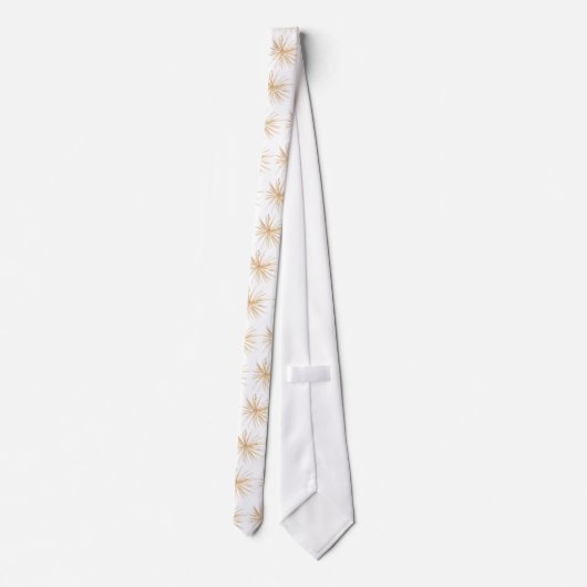 Goldfeuerwerk-Krawatte Krawatte (Rückseite)