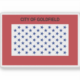Goldfield-Flagge, Colorado Aufkleber