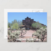 Goldfield Ghost Town Saloon Postkarte (Vorne/Hinten)