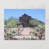 Goldfield Ghost Town Saloon Postkarte (Vorderseite)