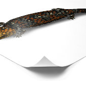 Goldfields Shingleback Lizard Print Fotodruck (Ecke)