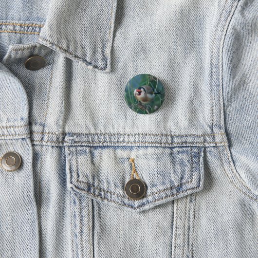 Goldfinch-Abzeichen Button (Beispiel)