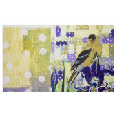 Goldfinch and Irises  Stoff (Fat Quarter (45,7 x 55,9 cm))