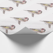 Goldfinch-Aquarell-Packpapier Geschenkpapier (Ecke)