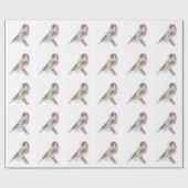 Goldfinch-Aquarell-Packpapier Geschenkpapier (Flach)