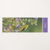 Goldfinch auf einer Harebell-Blume Yogamatte (Vorderseite (Horizontal))