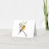 Goldfinch Beautiful Watercolor Note Card