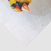 Goldfinch Bird Watercolor Seidenpapier (Detail)