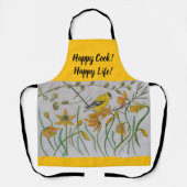 Goldfinch & Daffodils A[ron Schürze (Vorderseite)