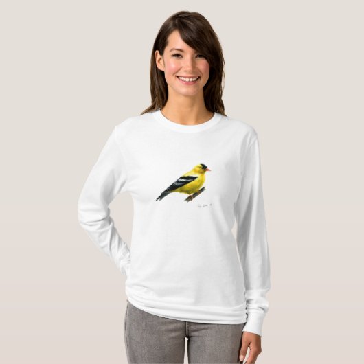 Goldfinch durch Cindy Agan T-Shirt (Vorne ganz)