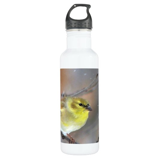 Goldfinch Edelstahlflasche (Vorderseite)