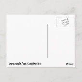 Goldfinch-Foto Postkarte (Rückseite)