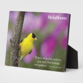 Goldfinch Fotoplatte (Seite)