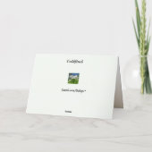 Goldfinch-Geburtstag Karte (Rückseite)