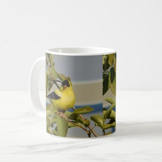 Goldfinch Glee Tasse (Vorderseite Links)