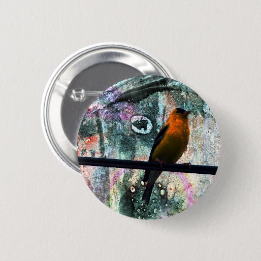 Goldfinch Grunge Button (Vorne & Hinten)