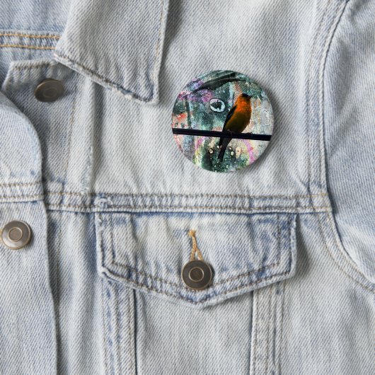 Goldfinch Grunge Button (Beispiel)