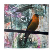 Goldfinch Grunge Fliese (Vorderseite)